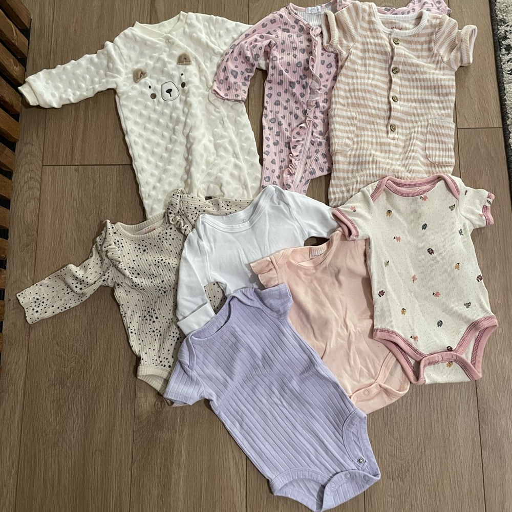 Assorted bundle baby girl clothes 3-6 months
